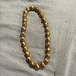 Elegant Gold Beaded Necklace